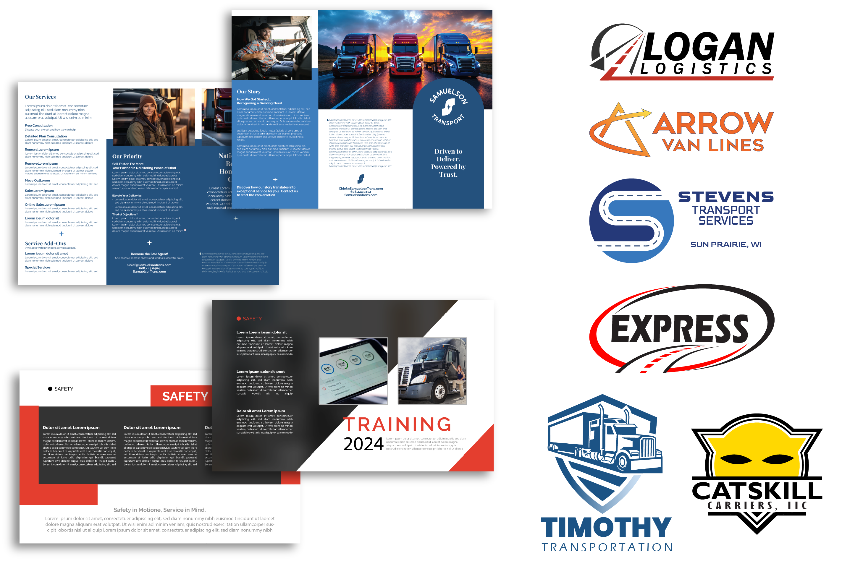 Branding, Print and Digital Samples